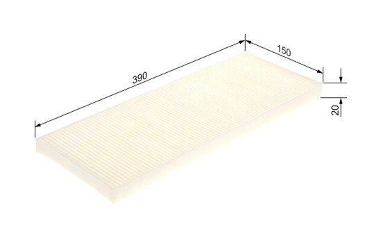 Invändigt filter M1220 Bosch
