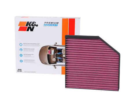 K&N Premium engångsluftfilter som passar för Audi olika modeller (DVF5081) K&N, bild 3