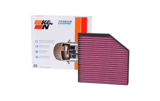 K&N Premium engångsluftfilter som passar för Audi olika modeller (DVF5081) K&N, bild 3