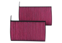 K&N Premium kabinluftfilter för engångsbruk (2 stycken) för BMW olika modeller (DVF5080) K&N