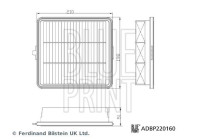 BLÅTRYCKT LUFTFILTER ADBP220160 Blue Print