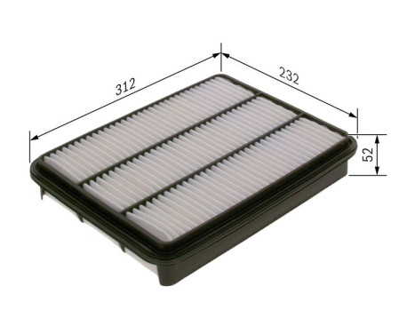Filter, kupéventilation S0225 Bosch, bild 6