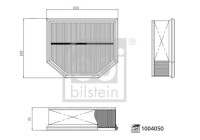 Luftfilter 1004050 FEBI
