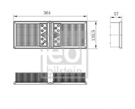 Luftfilter 101662 FEBI, bild 3