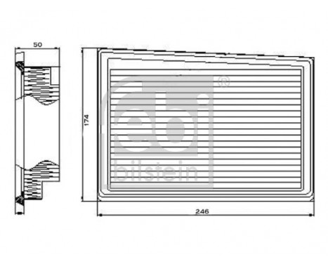 Luftfilter 101665 FEBI, bild 2