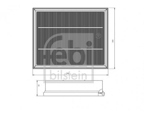 Luftfilter 172761 FEBI, bild 3