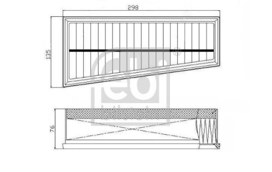 Luftfilter 172765 FEBI, bild 4