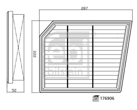 Luftfilter 176906 FEBI, bild 2