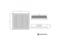 Luftfilter ADBP220027 Blue Print