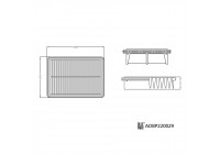 Luftfilter ADBP220029 Blue Print