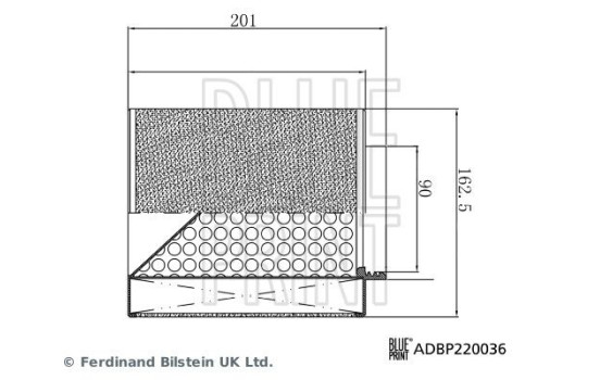 Luftfilter ADBP220036 Blue Print, bild 5