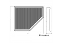 Luftfilter ADBP220038 Blue Print
