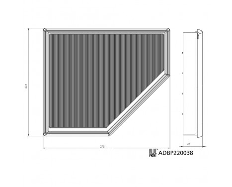 Luftfilter ADBP220038 Blue Print