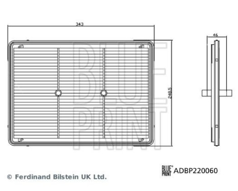 Luftfilter ADBP220060 Blue Print, bild 3