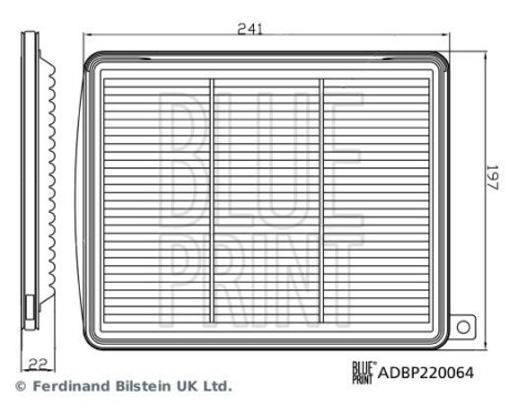 Luftfilter ADBP220064 Blue Print, bild 3