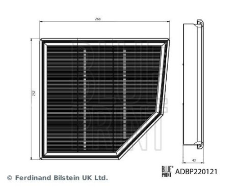 Luftfilter ADBP220121 Blue Print, bild 3