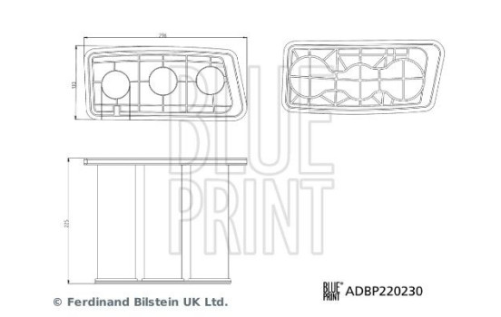 Luftfilter ADBP220230 Blue Print