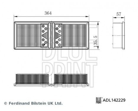 Luftfilter ADL142229 Blue Print, bild 5