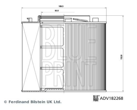 luftfilter ADV182268 Blue Print, bild 4