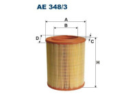 Luftfilter AE 348/3 Filtron