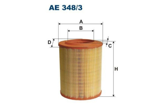 Luftfilter AE 348/3 Filtron