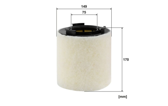 Luftfilter AK 370/2 Filtron, bild 2