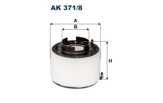 Luftfilter AK 371/8 Filtron