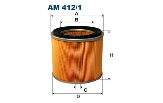 Luftfilter AM 412/1 Filtron