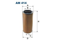 Luftfilter AM 414 Filtron