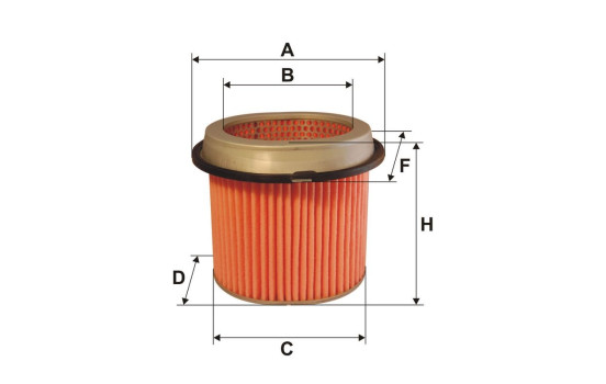 Luftfilter AM 433 Filtron, bild 2