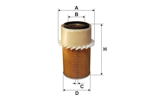 Luftfilter AM 464/1 Filtron, bild 2