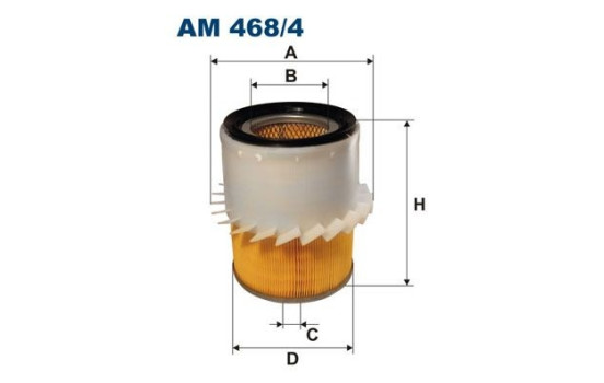 Luftfilter AM 468/4 Filtron