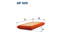 Luftfilter AP 025 Filtron