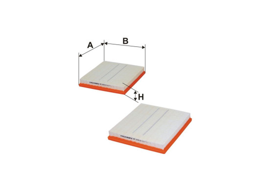 Luftfilter AP 034/6-2x Filtron, bild 2