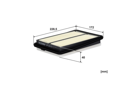 Luftfilter AP 124/3 Filtron, bild 2