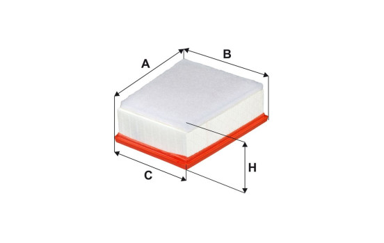 Luftfilter AP 135/9 Filtron, bild 2