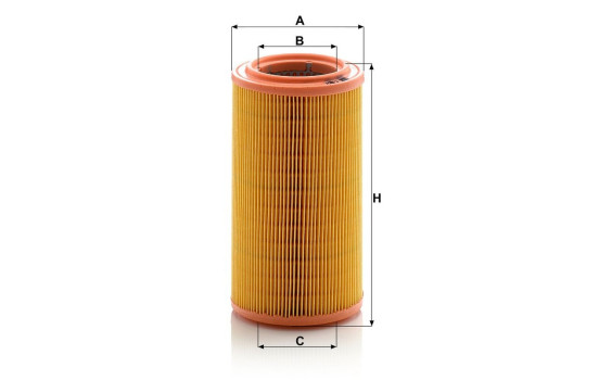 Luftfilter C 1286/1 Mann, bild 3