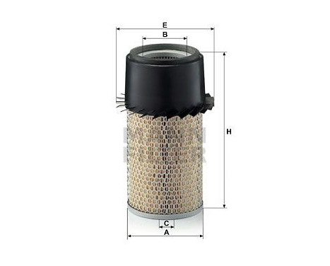 Luftfilter C 16 190/3 x MANN-FILTER