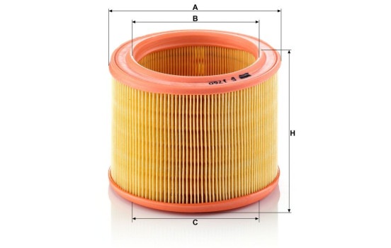 Luftfilter C 1760 MANN-FILTER, bild 3