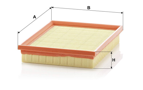 Luftfilter C 2256 MANN-FILTER, bild 2