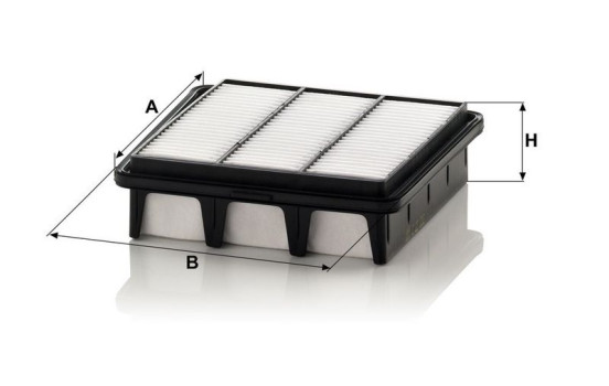 Luftfilter C 23 006 Mann, bild 3