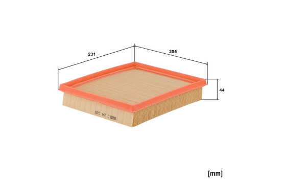Luftfilter C 24 025 MANN-FILTER, bild 9
