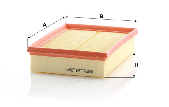 Luftfilter C 24 028 MANN-FILTER, bild 3