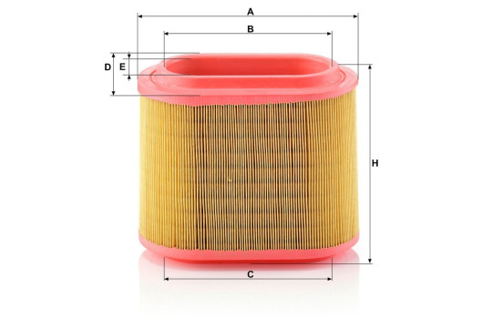 Luftfilter C 24 196 MANN-FILTER, bild 3