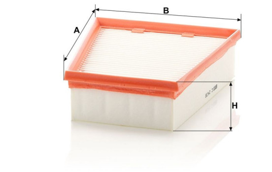 Luftfilter C 2439 MANN-FILTER, bild 3