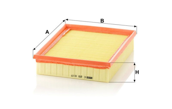 Luftfilter C 25 015 MANN-FILTER, bild 3