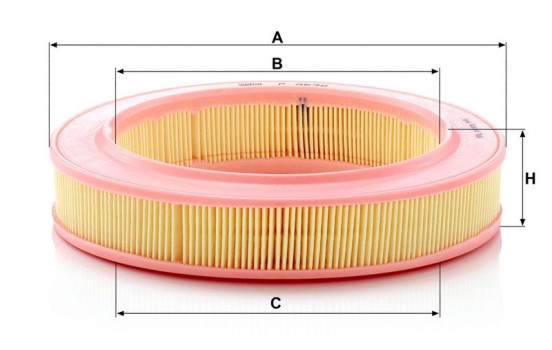Luftfilter C 2536 MANN-FILTER, bild 3