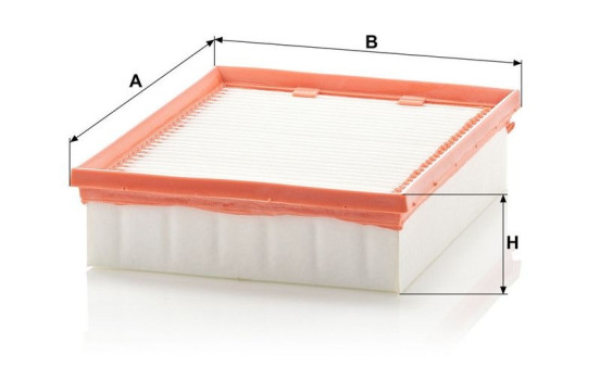 Luftfilter C 2548 MANN-FILTER, bild 3
