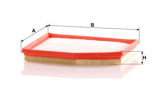 Luftfilter C 2558/5 MANN-FILTER, bild 3