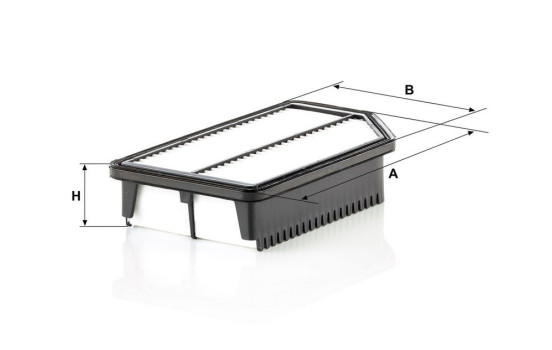 Luftfilter C 26 033 MANN-FILTER, bild 3
